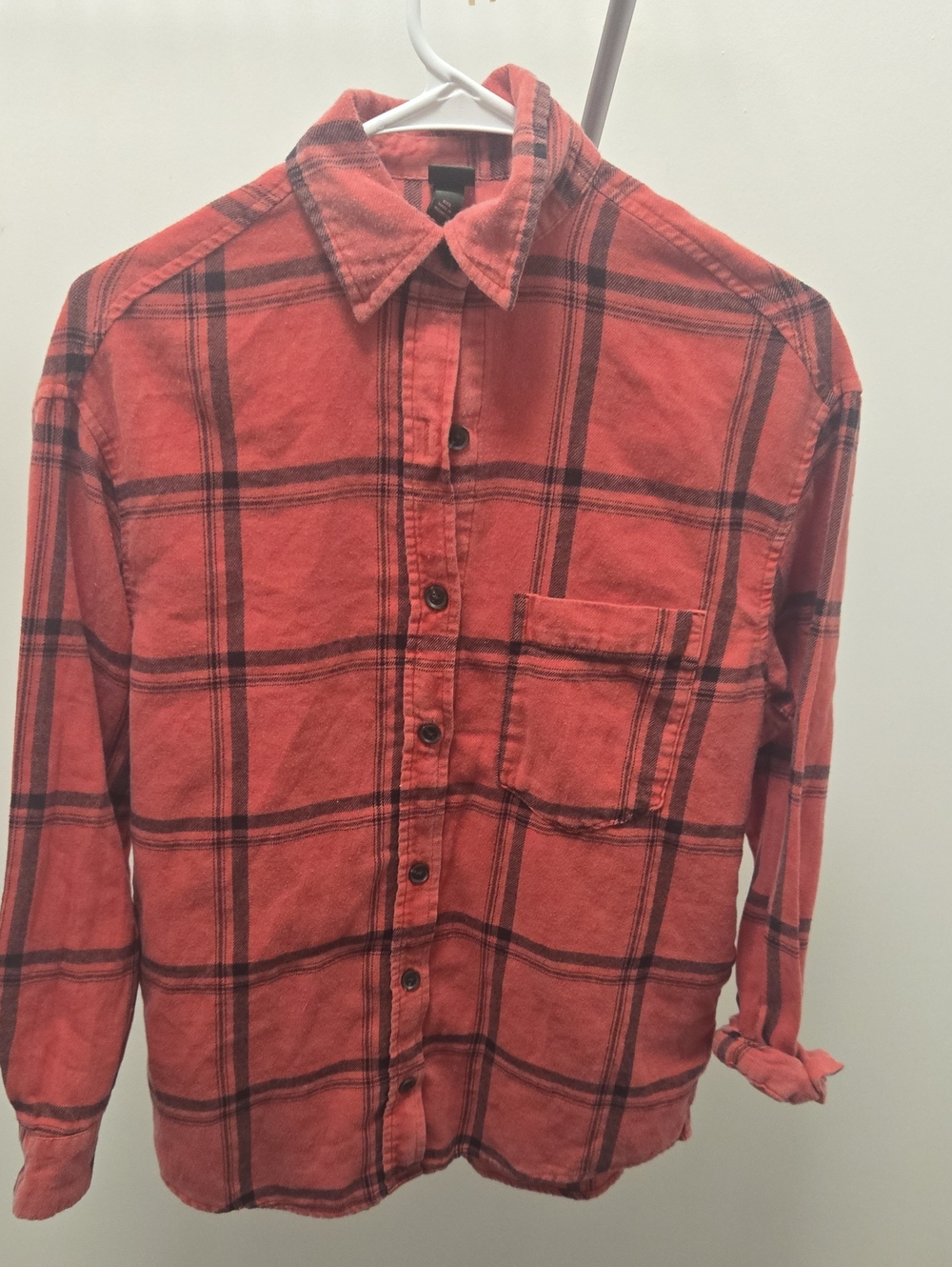 wild fable Red Plaid Button-Down Shirt